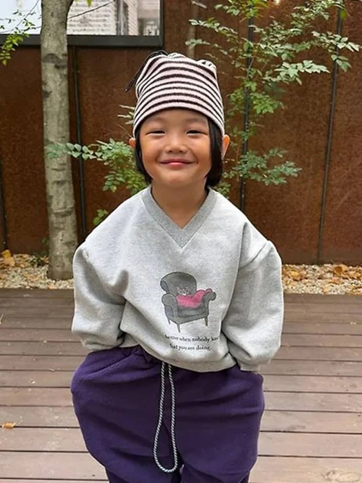 V Chair Sweatshirt by Bobo j for Child unisex - catalog view