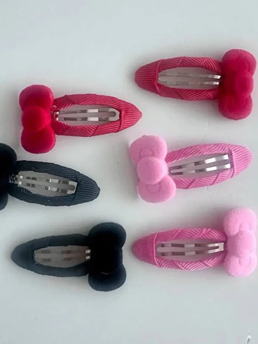 Cutie Velvet Ribbon Pin by My Bebe for Child unisex - catalog view