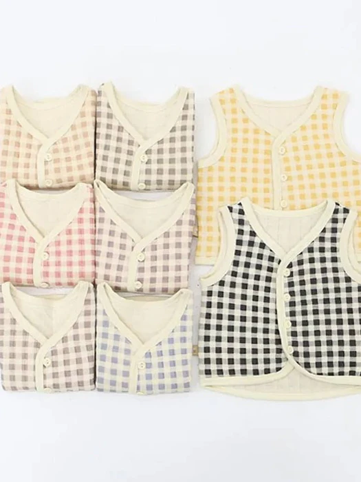 Cracker Quilted Sleep Vest by Lime & Blue for Child unisex - catalog view