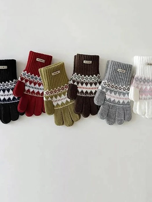 Fair Isle Gloves by Dudie for Child - catalog view