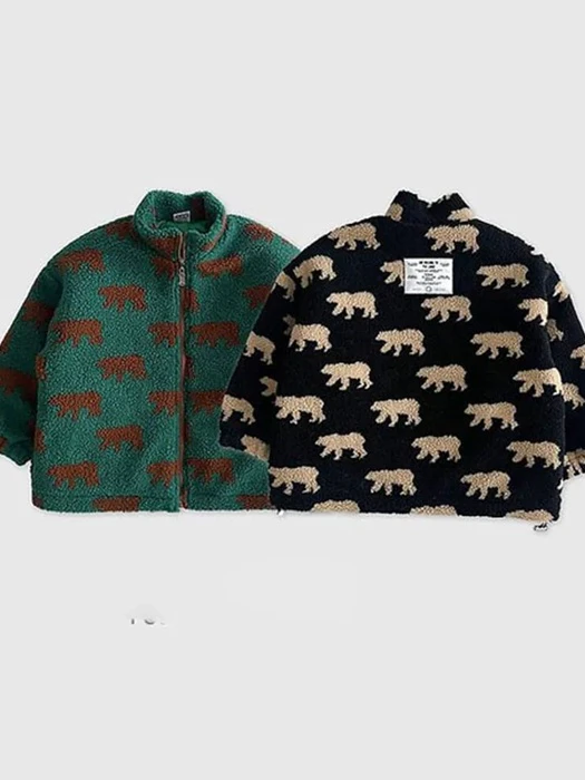 Bear Tumble Fleece Zip-up by Awesome Bebe for Child - catalog view