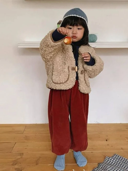 Corduroy Jogger Pants by Monbebe for Child - catalog view