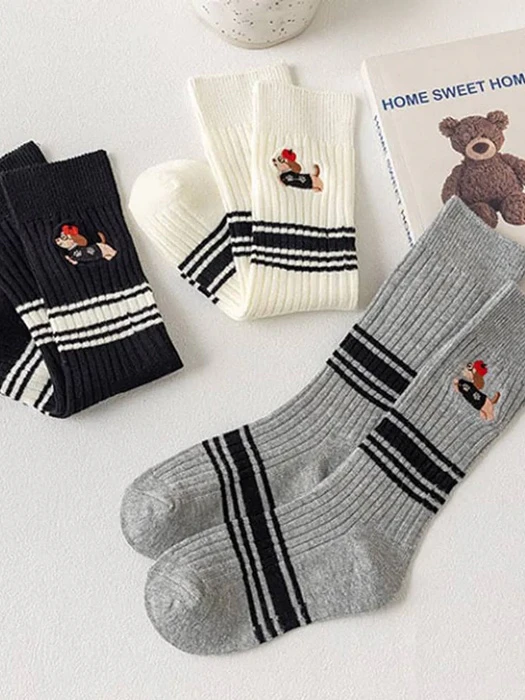 Dog Striped Half Tights Dog Striped Half Tights by Miso for Child - catalog view