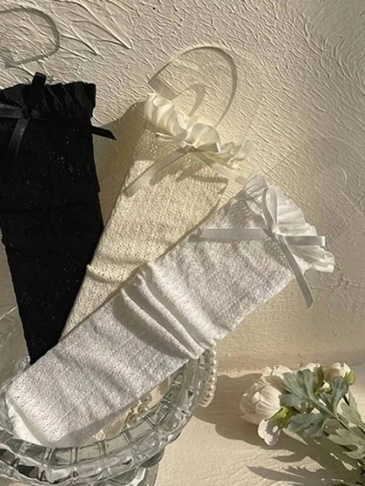 Ribbon Frill Socks by Miso for Baby - catalog view