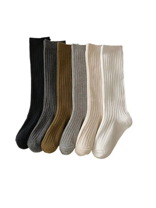 Basic Ribbed Crew Socks Basic Ribbed Crew Socks by Miso for Child - catalog view