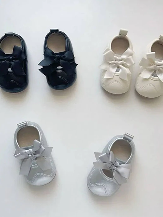 Mini Fleece Double Ribbon Shoes Mini Fleece Double Ribbon Shoes by Ante J for Child - catalog view
