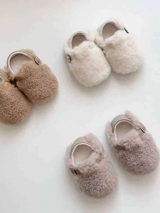 Mini Fleece Sandy Velcro Shoes Mini Fleece Sandy Velcro Shoes by Ante J for Child - catalog view