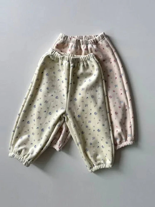Patterned Mink Jogger Pants Patterned Mink Jogger Pants by Le petitmot for Child - catalog view