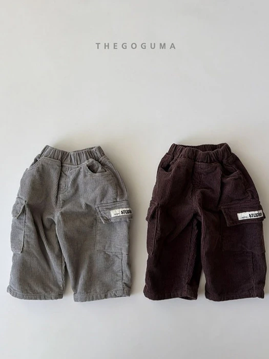 Corduroy Cargo Fleeced Pants Corduroy Cargo Fleeced Pants by Thegoguma for Child - catalog view