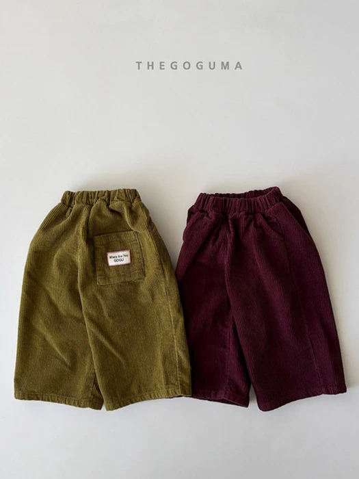 Color Corduroy Fleeced Pants Color Corduroy Fleeced Pants by Thegoguma for Child - catalog view