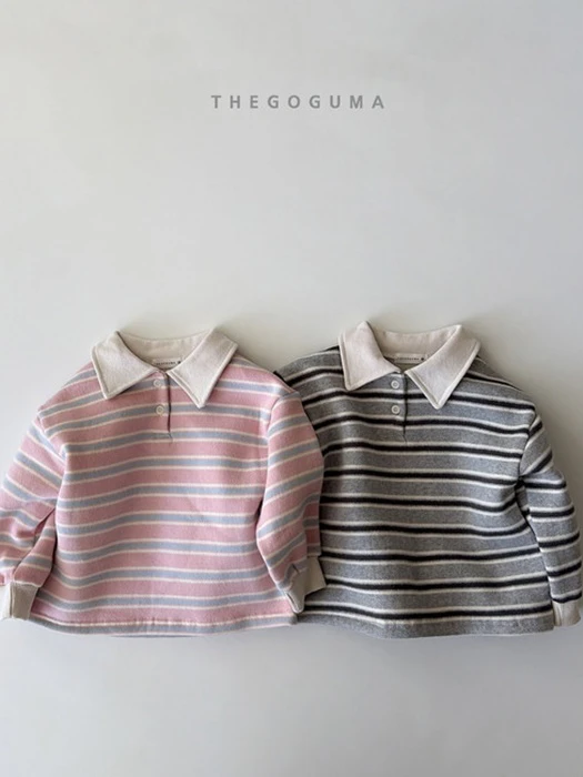 Cotton Candy Fleeced Collar Tee Cotton Candy Fleeced Collar Tee by Thegoguma for Child - catalog view
