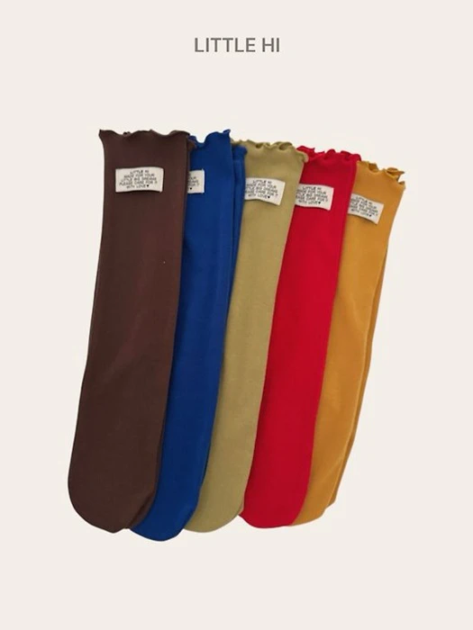 Rainbow Knee Socks by Little Hi for Child - catalog view