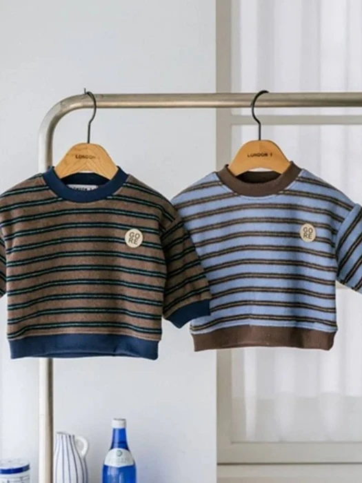 Tommy Striped Tee Tommy Striped Tee by London I for Child - catalog view