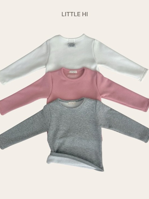Mink Binding Tee by Little Hi for Child - catalog view