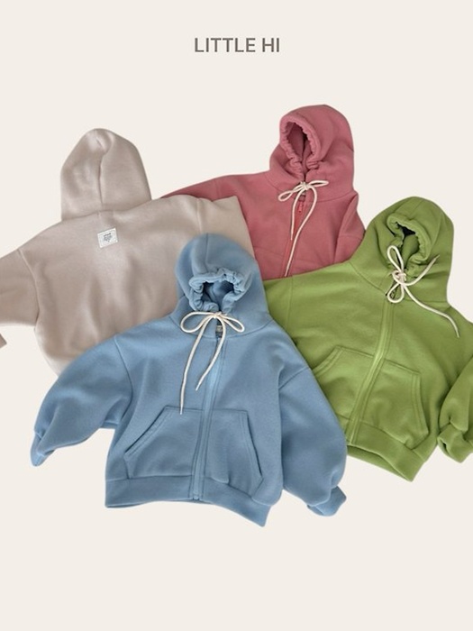Bboshong Hooded Zip-Up Bboshong Hooded Zip-Up by Little Hi for Child - catalog view