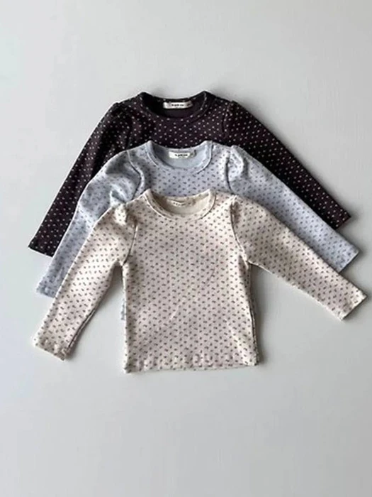 Flower Bonggut Tee Flower Bonggut Tee by Le petitmot for Child - catalog view
