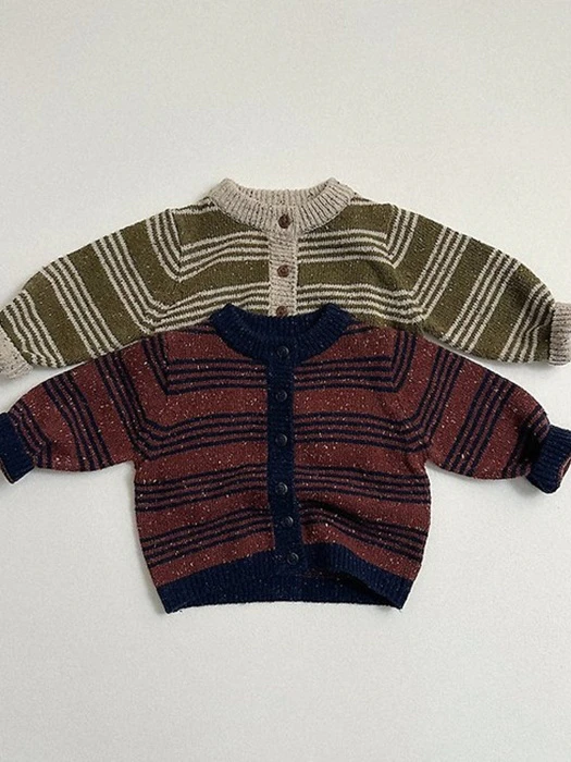 Line Knit Cardigan Line Knit Cardigan by Mini Robe for Child - catalog view