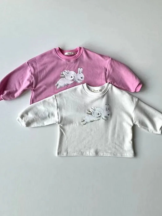 Rabbit Over Tee Rabbit Over Tee by Le petitmot for Child - catalog view