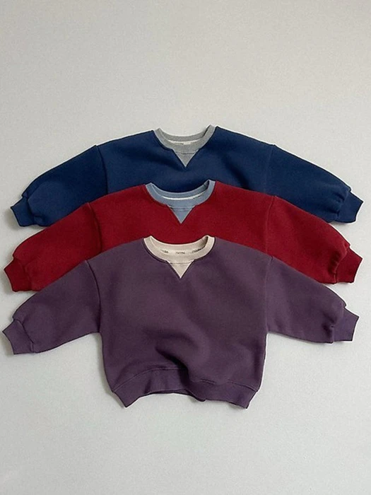 Two-Tone Sweatshirt by Mini Robe for Child - catalog view