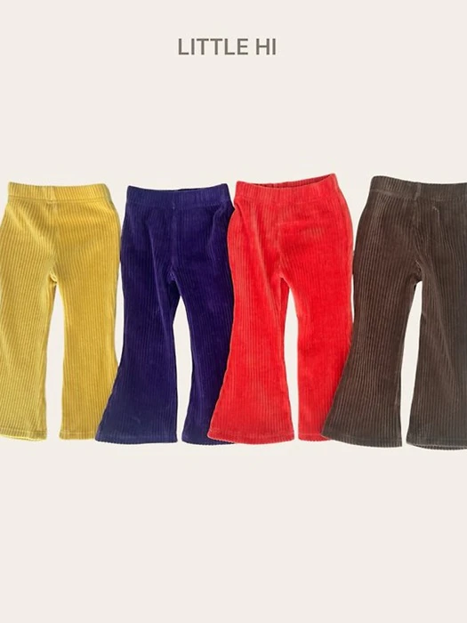 Velour Pop Bootcut Pants Velour Pop Bootcut Pants by Little Hi for Child - catalog view