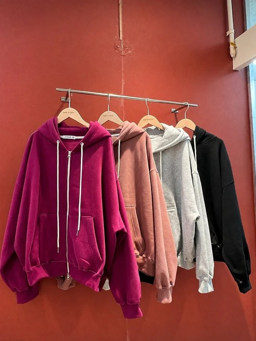Pogni Zip-up (Double Fleece) Pogni Zip-up (Double Fleece) by The Fine.b for Women - catalog view