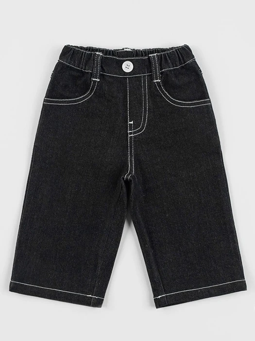 Arlo Denim Fleeced Pants Arlo Denim Fleeced Pants by Kids Clara for Baby - catalog view
