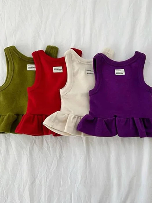 Peach Frill Sleeveless Peach Frill Sleeveless by Azalea for Child - catalog view