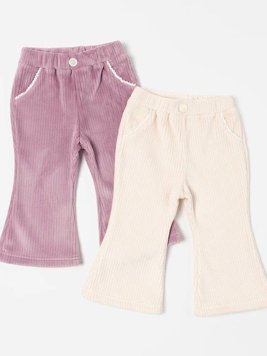 Seren Double Velour Bootcut Pants Seren Double Velour Bootcut Pants by Kids Clara for Baby - catalog view