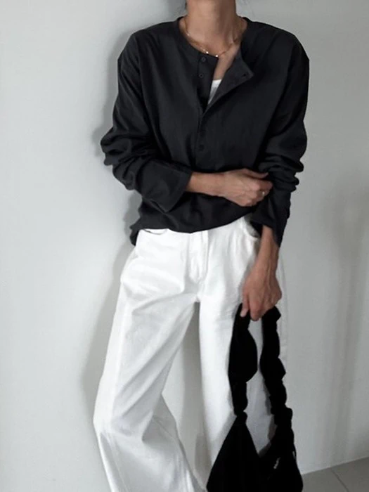 My Q Button Tee by Ripple for Women - catalog view