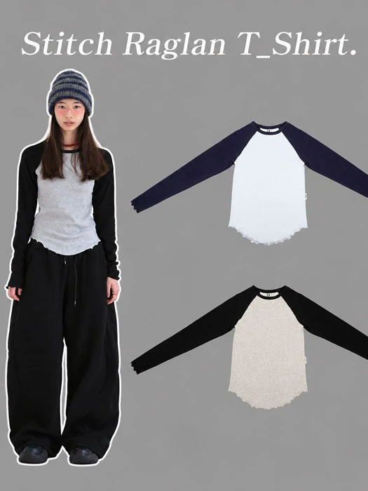Stitch Raglan Tee Stitch Raglan Tee by Jenny Basic for Child - catalog view