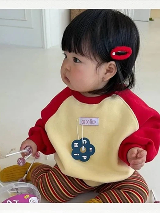 Candy Raglan Sweatshirt Candy Raglan Sweatshirt by Chip for Baby - catalog view