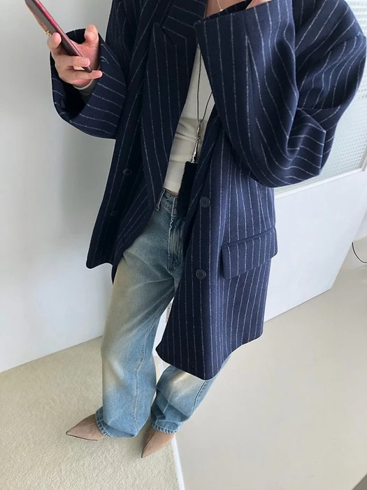 Wool Pin Coat Jacket Wool Pin Coat Jacket by Made for Women - catalog view
