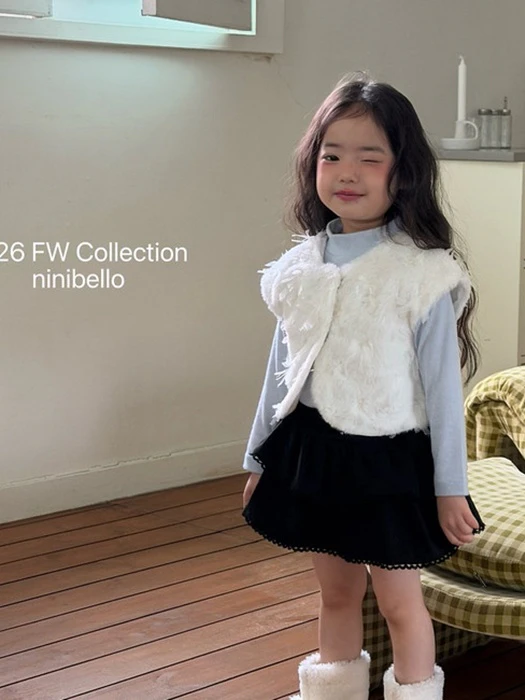 Odette Fur Vest Odette Fur Vest by Ninibello for Child - catalog view