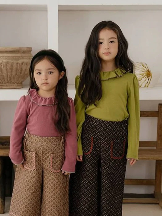 Blooming Frill Picot Tee Blooming Frill Picot Tee by Oren for Child - catalog view