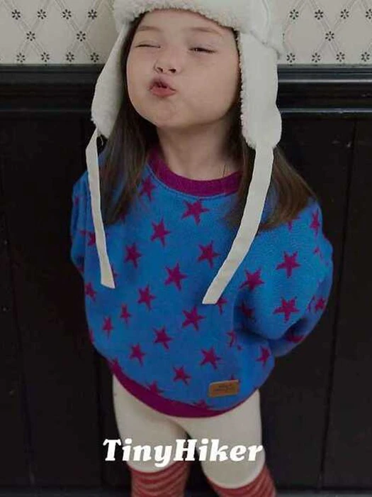 Star Gram Knit Sweatshirt Star Gram Knit Sweatshirt by Hiker for Child - catalog view