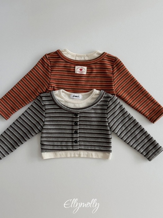 Latte Striped Top Latte Striped Top by Ellymolly for Child - catalog view
