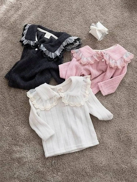 Annie Ruffle Tee Annie Ruffle Tee by Bebe Holic for Baby - catalog view