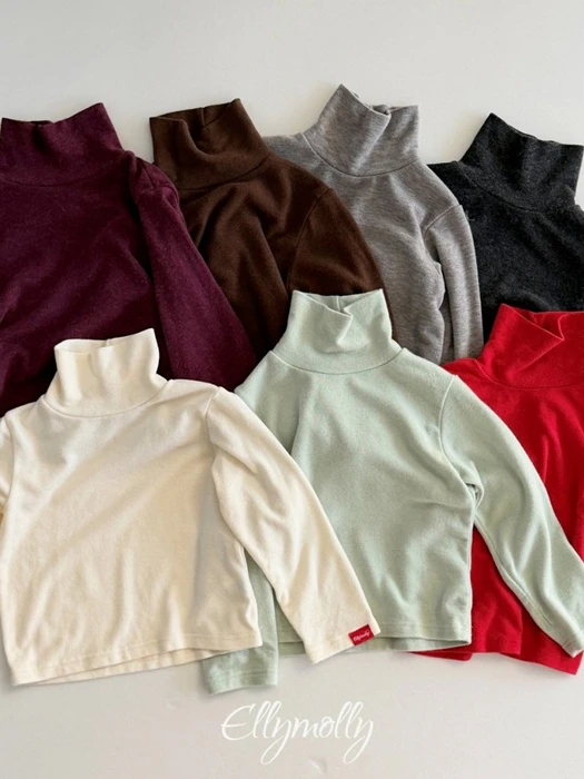 Snow Warmer Mock Neck Tee Snow Warmer Mock Neck Tee by Ellymolly for Child - catalog view
