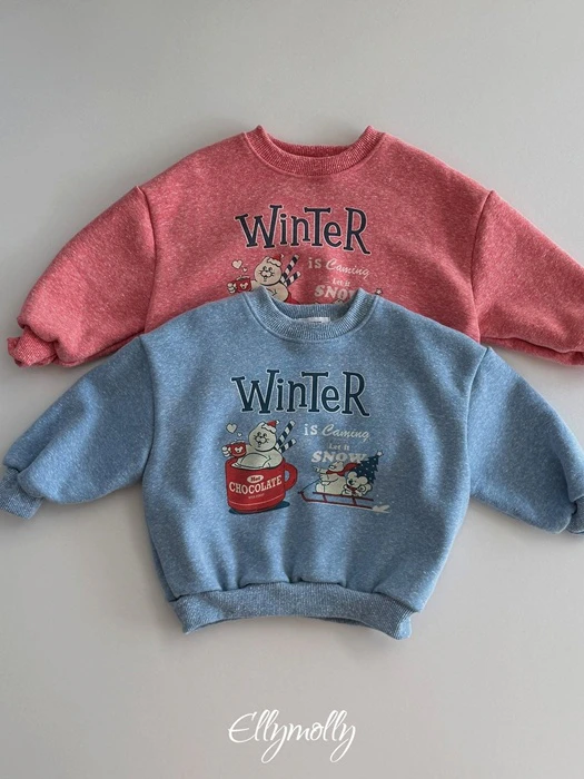 Winter Snow Sweatshirt Winter Snow Sweatshirt by Ellymolly for Child - catalog view