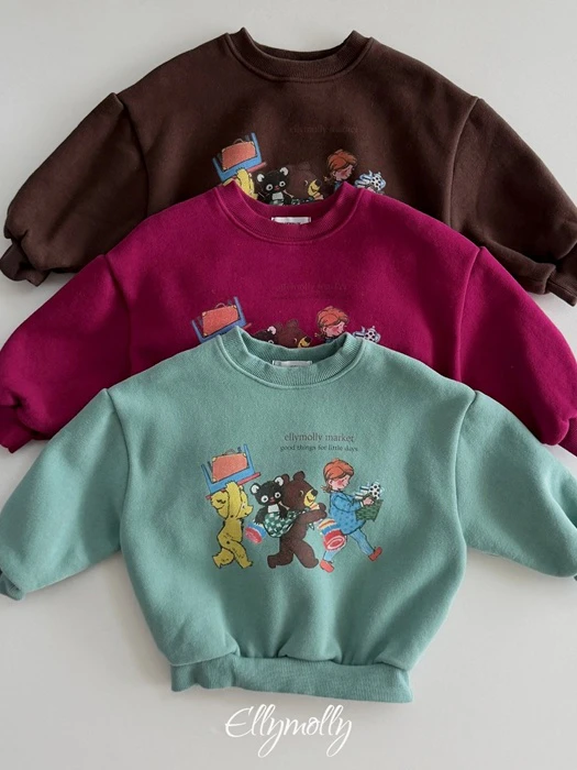 Market Friends Sweatshirt Market Friends Sweatshirt by Ellymolly for Child - catalog view