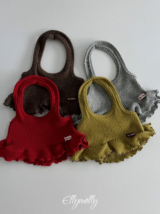 Wool Ribbed Halter Sleeveless Wool Ribbed Halter Sleeveless by Ellymolly for Child - catalog view