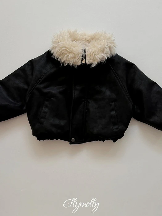 Big Collar Shirring Jacket Big Collar Shirring Jacket by Ellymolly for Child - catalog view