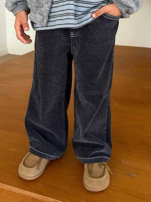 Spy Fleeced Denim Pants by Cantucci Studio for Child - catalog view