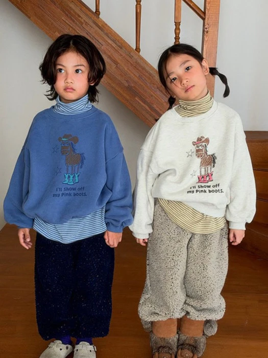 Cowboy Sweatshirt Cowboy Sweatshirt by Cantucci Studio for Child - catalog view