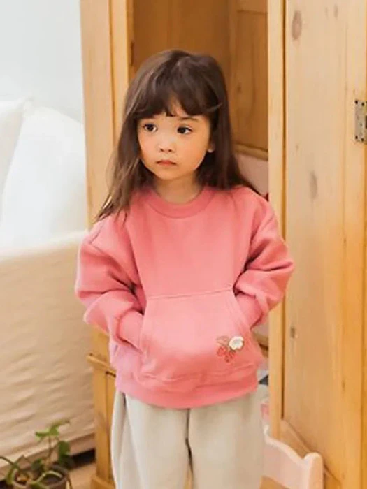 Strawberry Pocket Sweatshirt Strawberry Pocket Sweatshirt by Milk Powder for Child - catalog view