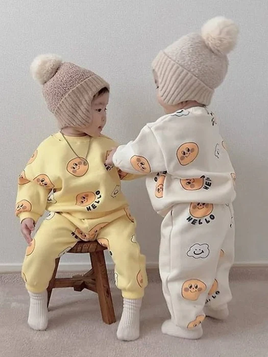 Cloud Smile Top & Bottom Set Cloud Smile Top & Bottom Set by Moran for Child - catalog view