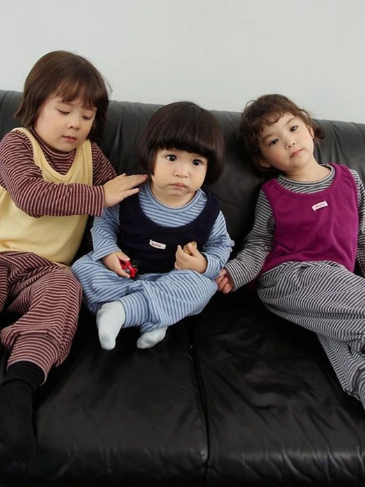 Striped Fleeced Pants Striped Fleeced Pants by Han's for Child - catalog view