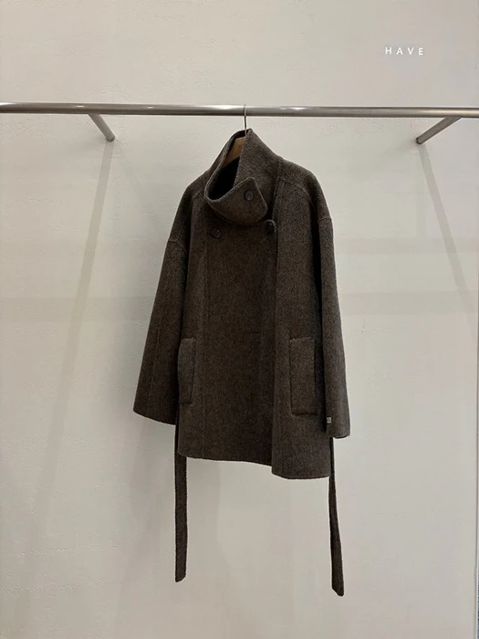 Double High Neck Coat Double High Neck Coat by Have for Women - catalog view