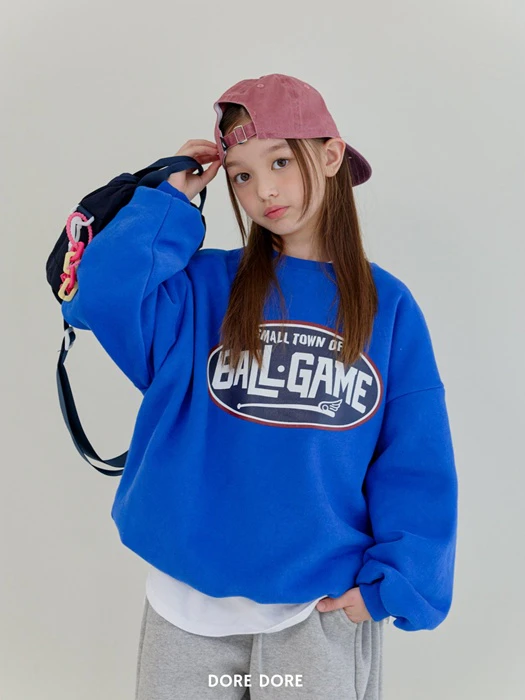 Double Fleece Ball Game Sweatshirt Double Fleece Ball Game Sweatshirt by Dore Dore for Child - catalog view