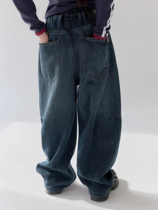 Curve Chain Denim Pants Curve Chain Denim Pants by Lilas for Child - catalog view